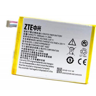 Аккумулятор ZTE Blade S6 Lux батарея Li3830T43P6h856337 3000 мАч