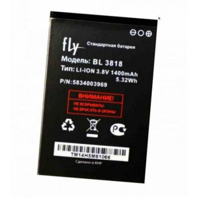 Аккумулятор FLY ERA Style 4 IQ4418 батарея BL3818 1400 мАч