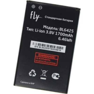 Аккумулятор Fly Nimbus 8 FS454 батарея BL6425 1700 мАч