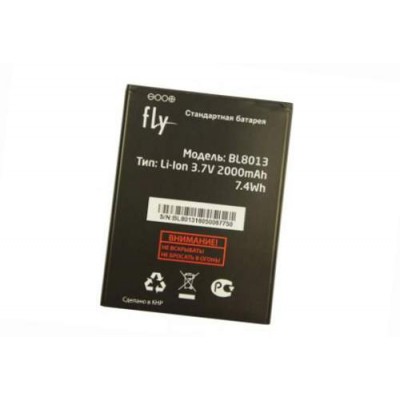 Аккумулятор Fly Cirrus 3 FS506 батарея BL8013 2000 мАч