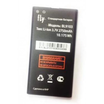 Аккумулятор Fly FF244 батарея BL9103 2750 мАч оригинал