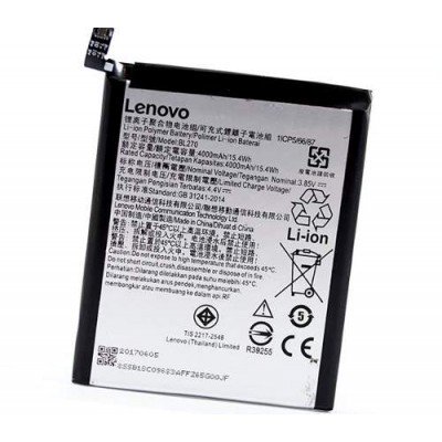 Батарея Lenovo K6 Note K53a48 аккумулятор BL270 4000 мАч