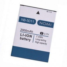 Аккумулятор Nomi i5011 EVO M1 батарея NB-5011 2000 мАч Аккумулятор Nomi i5011 EVO M1 батарея NB-5011 2000 мАч