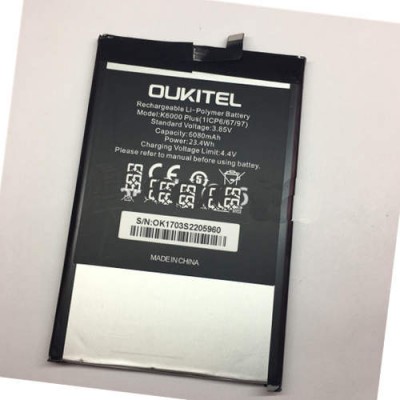 Батарея Oukitel K6000 Plus аккумулятор 6080 мАч
