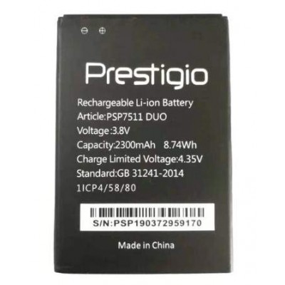 Батарея Prestigio 7511 Muze B7 аккумулятор PSP7511 2300 мАч