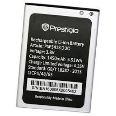 Батарея Prestigio 3413 Wize LX3 аккумулятор PSP3413 1450 мАч