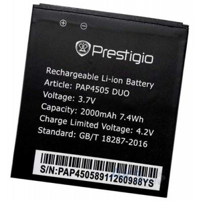 Батарея Prestigio 4505 аккумулятор PAP4505 2000 мАч