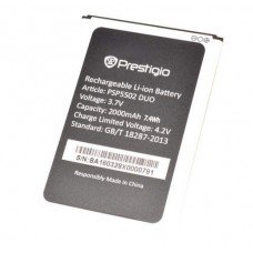 Батарея Prestigio 5502 Muze A5 / 3506 / 3507 / 3517 / 3527 аккумулятор PSP5502 оригинал 2000 мАч