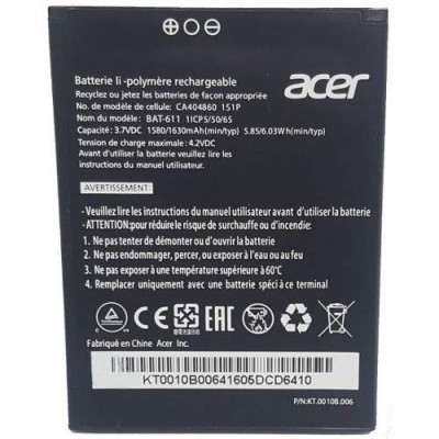 Батарея Acer Liquid Z4, Z160, Z140 аккумулятор BAT-611 CA404860 1630 мАч