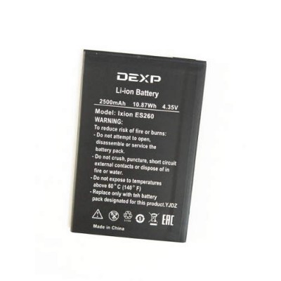 Батарея Dexp Ixion ES260 Navigator аккумулятор 2500 мАч