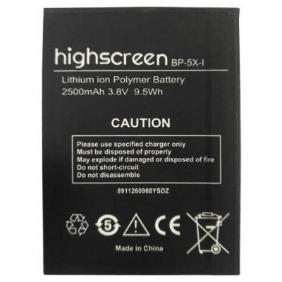 Аккумулятор Highscreen BP-5X-I батарея 2500 мАч оригинал