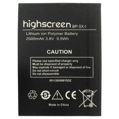 Аккумулятор Highscreen BP-5X-I батарея 2500 мАч оригинал