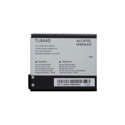 Батарея Alcatel One Touch 5040X CAB1500008C1 TLiB4AD аккумулятор 1500 мАч