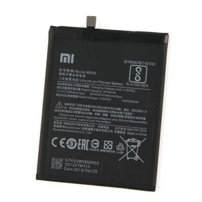 Батарея Xiaomi Mi A2 / Mi 6X Mi6X аккумулятор BN36 2910 мАч