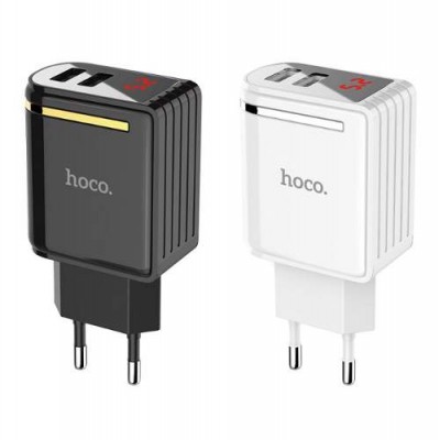 СЗУ Hoco C39A 2xUSB 2.4A LED