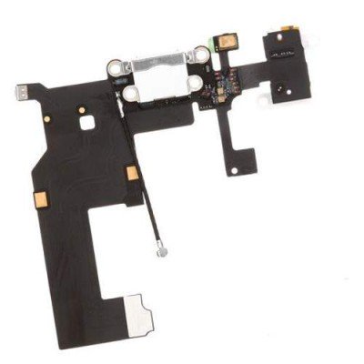 Шлейф iPhone 5 (гнездо зарядки + наушники + микрофон)