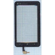 Тачскрин ZTE V72 Tab Light сенсорный экран черный