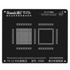 Трафареты для реболлинга CPU Qianli A9 (iPhone 6S, 6S Plus) черный