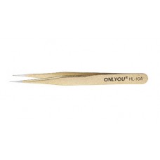 Пинцет ONLYOU HL-10A (прямой, нерж/сталь 302)