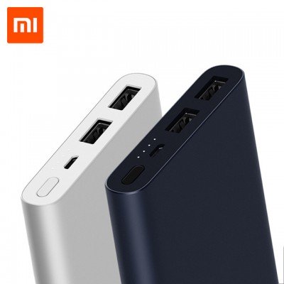 Внешний аккумулятор (повер банк) Xiaomi Mi Power Bank 2 5000mAh 2A-USB (Type-C/microUSB Charge)