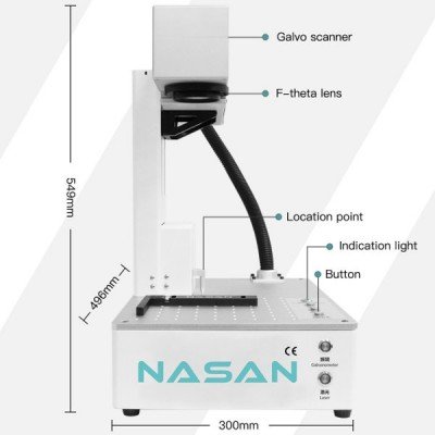 Лазерный станок Nasan LS1 (гравер, сепаратор)