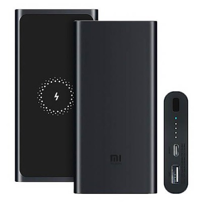 Внешний аккумулятор (повер банк) Xiaomi Mi Wireless Charger 10000mAh черный PLM11ZM‎